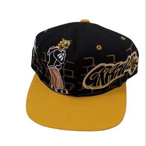 Gambling State University Tiger Adjustable Snapback Hat Baseball Cap Vintage 90s
